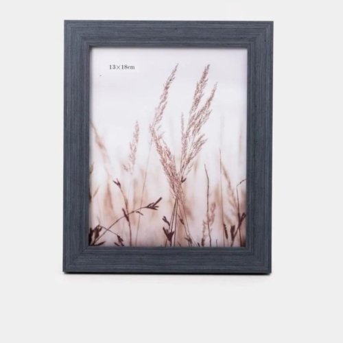 Portarretrato Gris MDF 13×18 cm